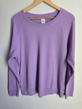 TNA Lavender Waffle-Knit Women’s Sweater